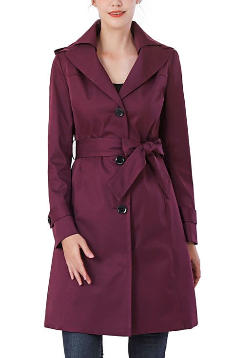 Adel Hooded Trench Coat