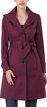 Kimi & Kai Adel Hooded Trench Coat