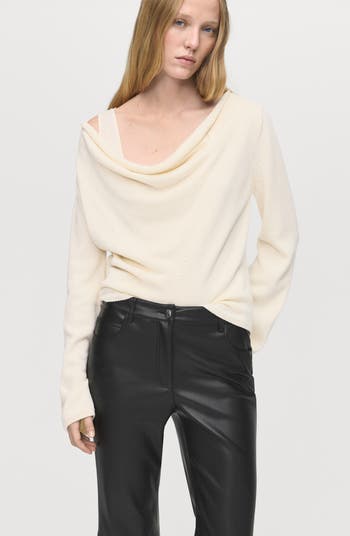 Connie Flared Faux Leather Pants