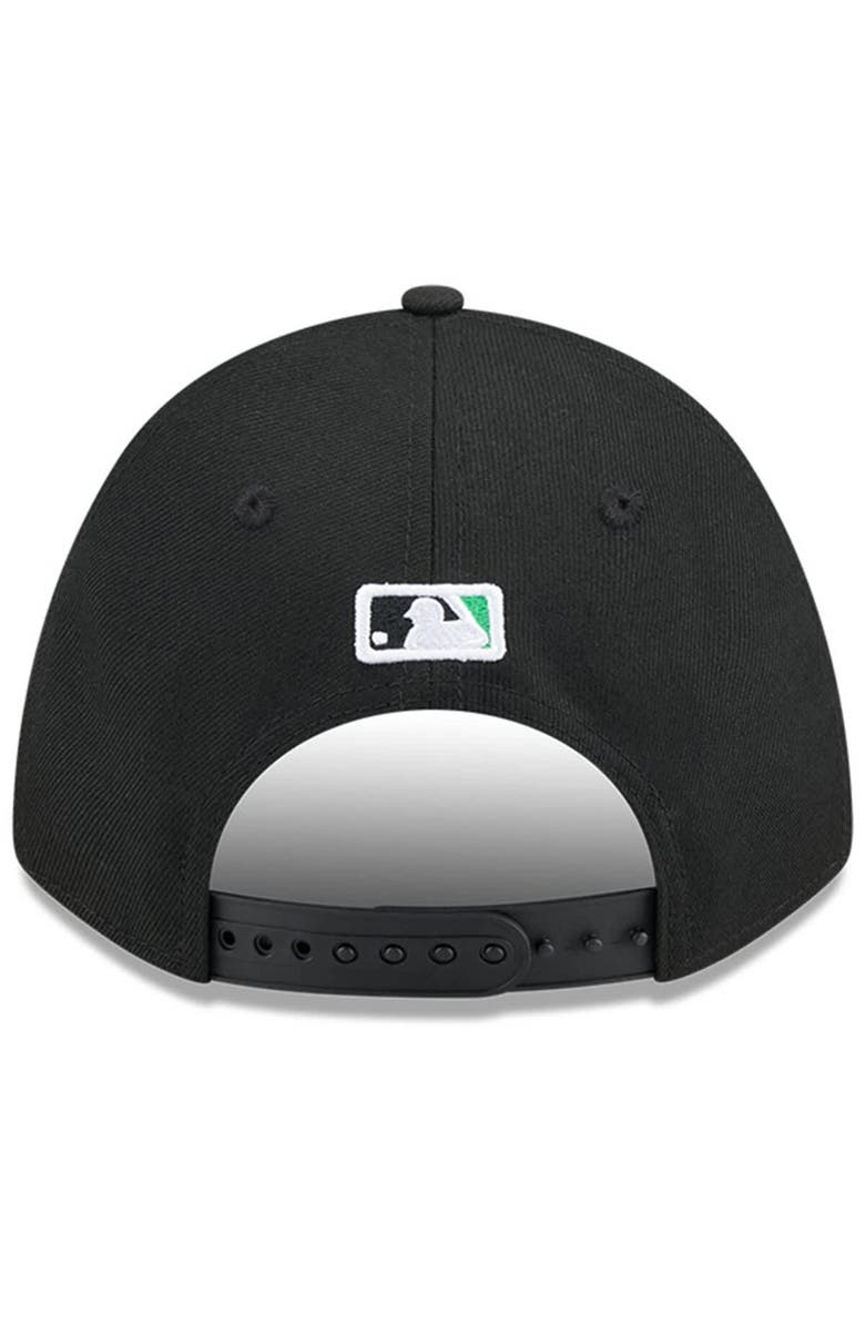 New Era Men's New Era Black Tampa Bay Rays Baseball Hall of Fame 9FORTY M-Crown Adjustable Hat, Alternate, color, Black