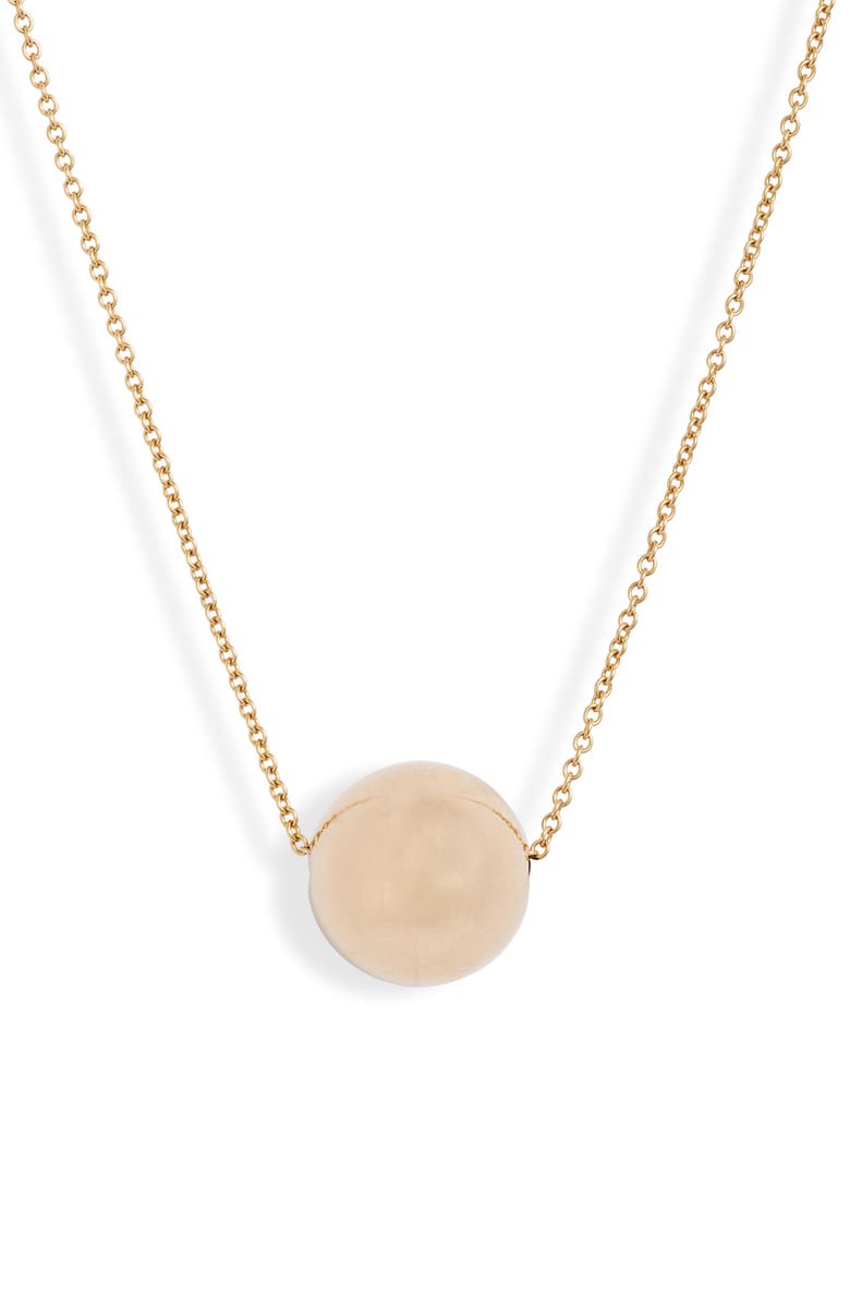 Bony Levy 14K Gold Ball Pendant Necklace, Main, color, 