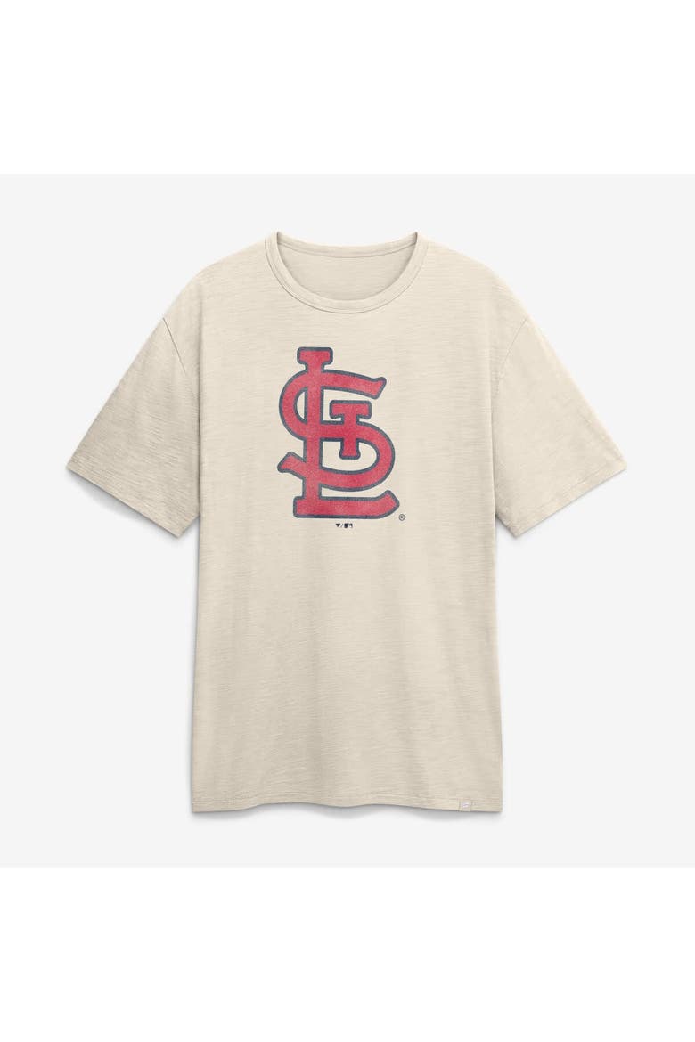 Men's Fanatics Cream St. Louis Cardinals Stadium Slub T-Shirt, Main, color, Cream