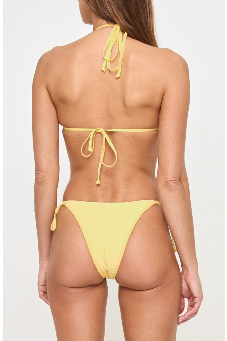 Banning Side Tie Bikini Bottoms, Alternate, color, DAISY
