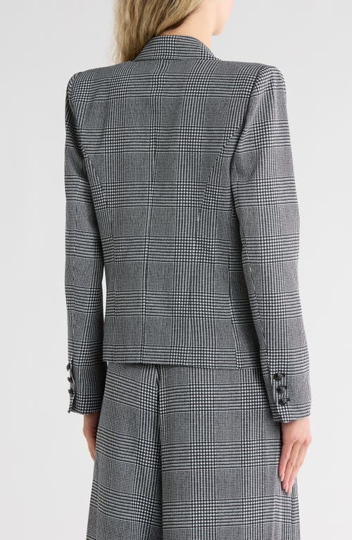L'agence Atmore Plaid Blazer In Gray