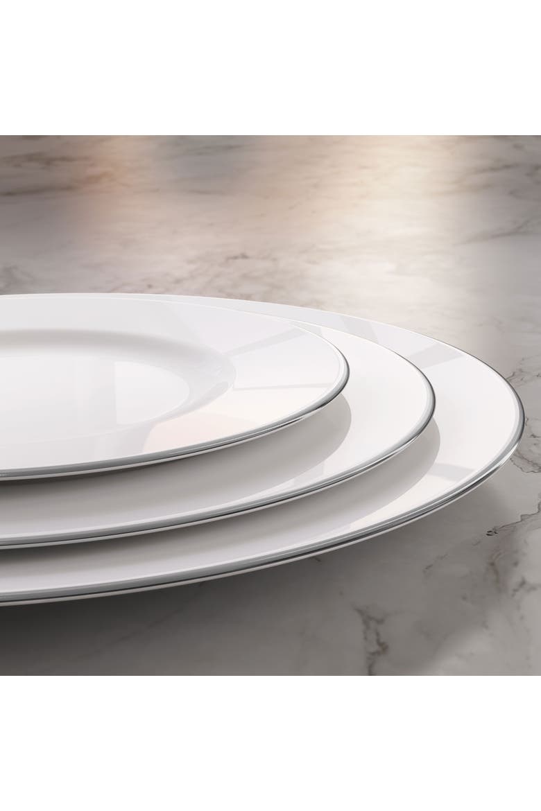 Anmut Platinum No.1 Soup Bowl, Alternate, color, white
