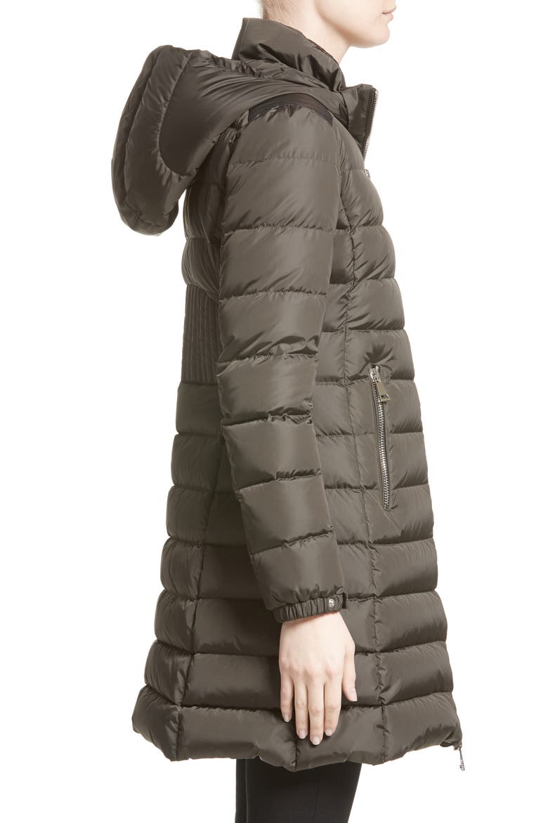 Orophin Hooded Down Puffer Coat, Alternate, color, OLIVE
