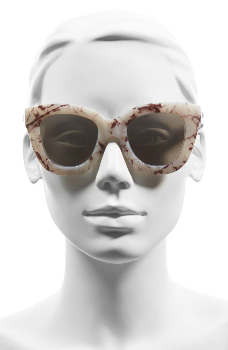 QUAY Australia 'Sugar and Spice' 50mm Cat Eye Sunglasses, Alternate, color,