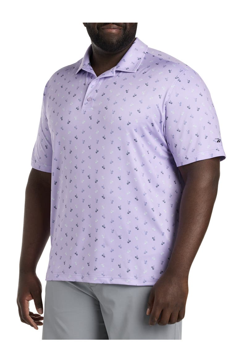 Beverage Performance Polo Shirt, Main, color, PURP OASIS