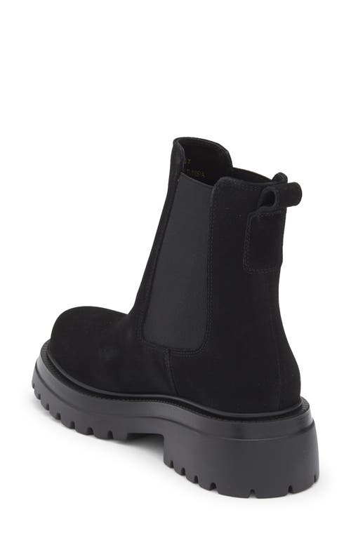La Canadienne Winslow Lug Sole Chelsea Boot In Black