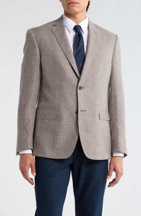 JB Britches Two-Button Wool & Linen Blend Sport Coat