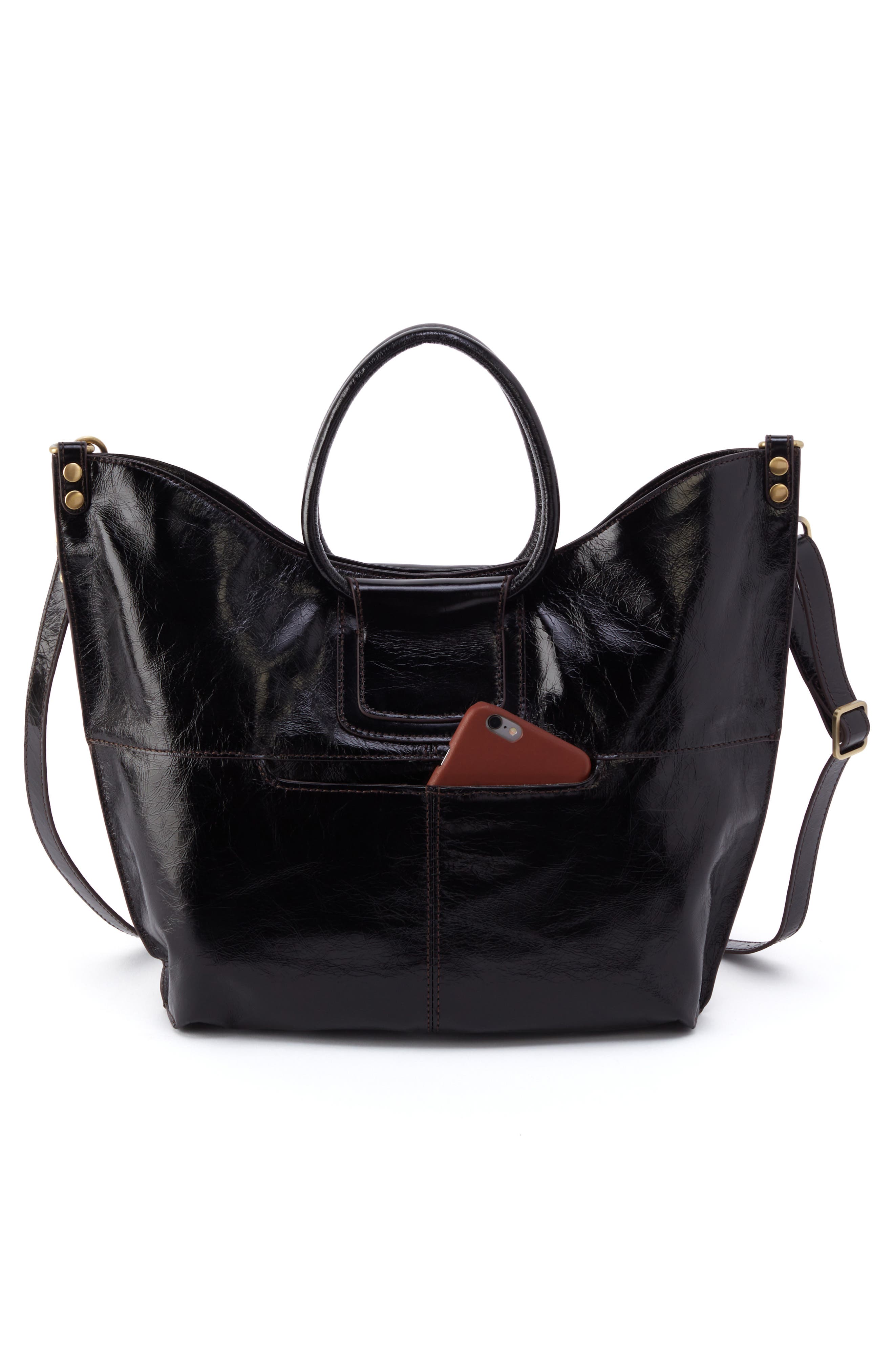 HOBO Sheila Crinkle Leather Tote, Alternate, color, 