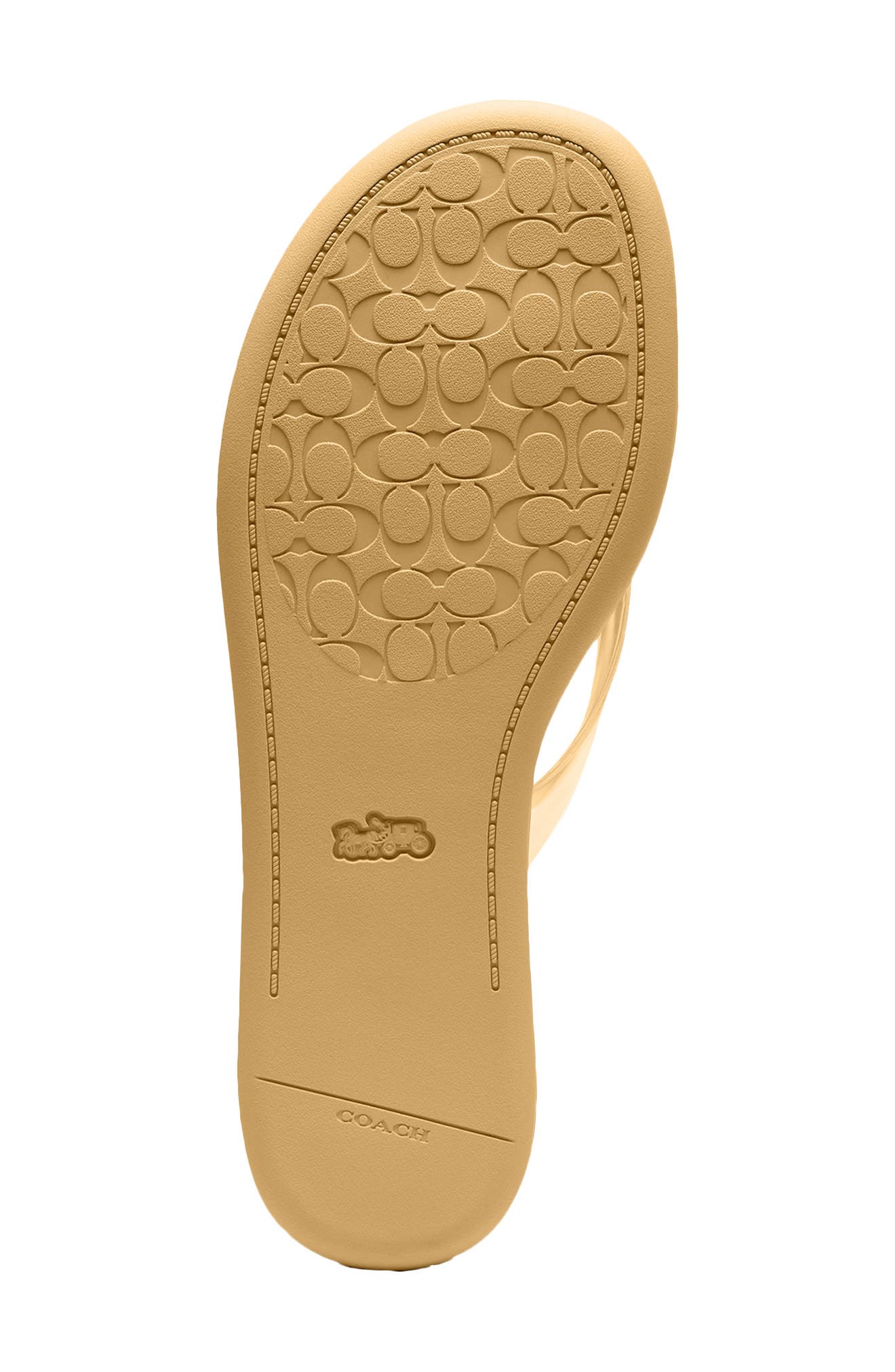 COACH Jelly Flip Flop, Alternate, color, Vanilla