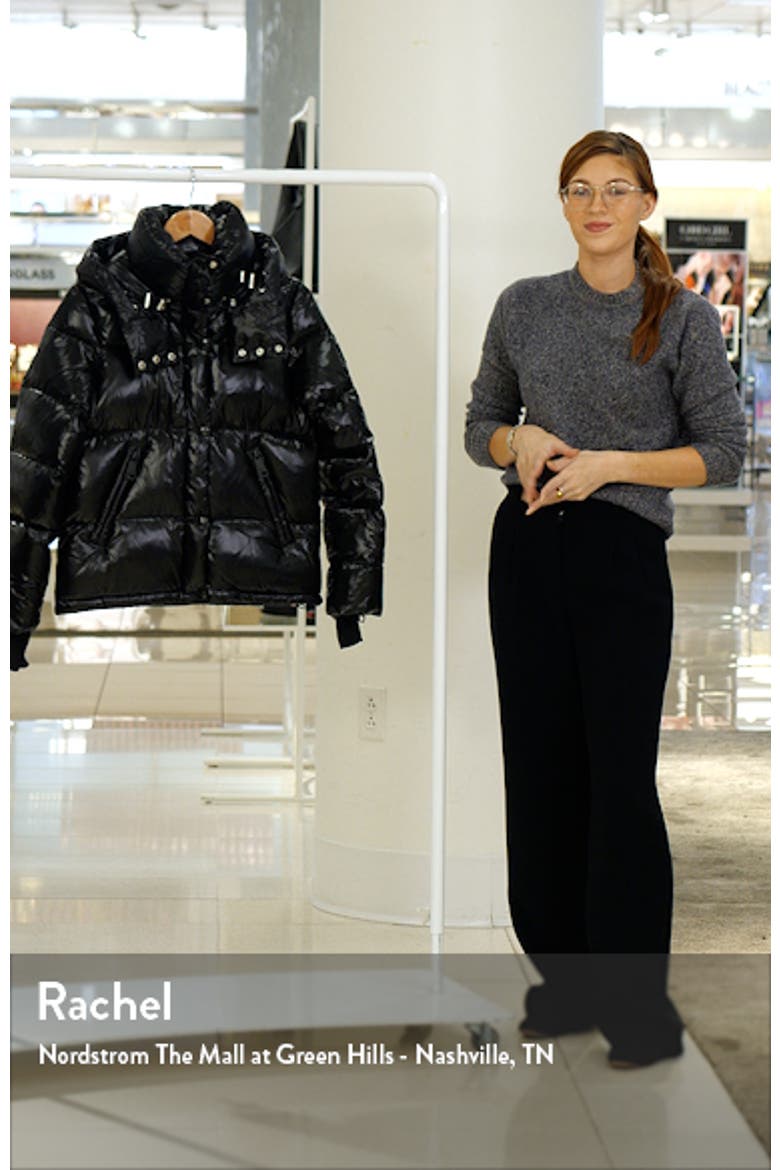 Remy Water Resistant Hooded Down Coat video
