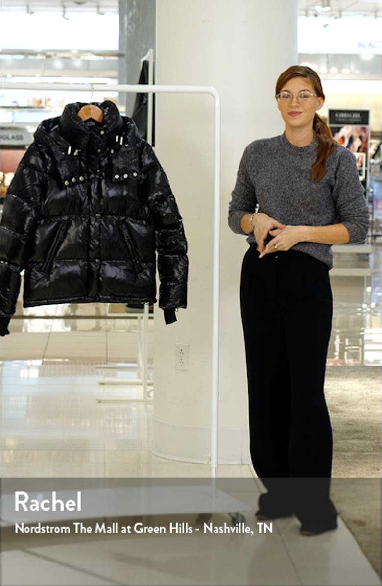 Remy Water Resistant Hooded Down Coat, sales video thumbnail