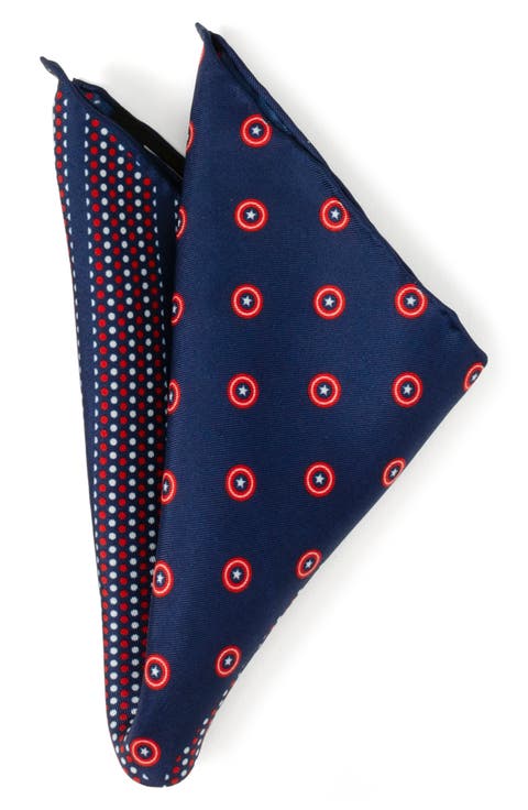 Marvel™ Captain America Silk Pocket Square
