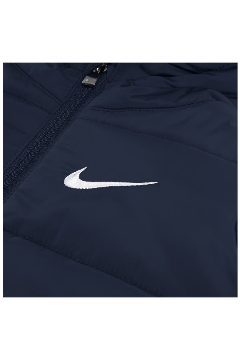 Essentials Water Resistant Hooded Heavyweight Puffer Jacket, Alternate, color, MIDNIGHT NAVY
