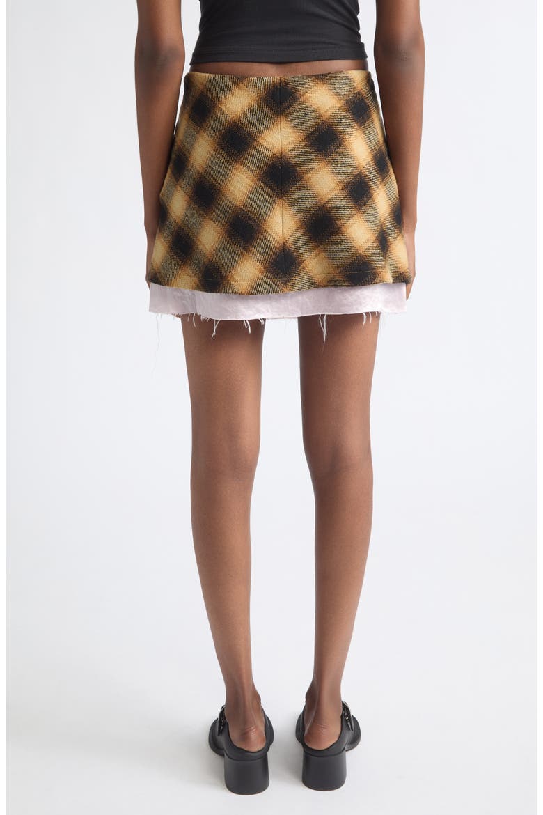 Double Miniskirt, Alternate, color, HOLLYHOCK