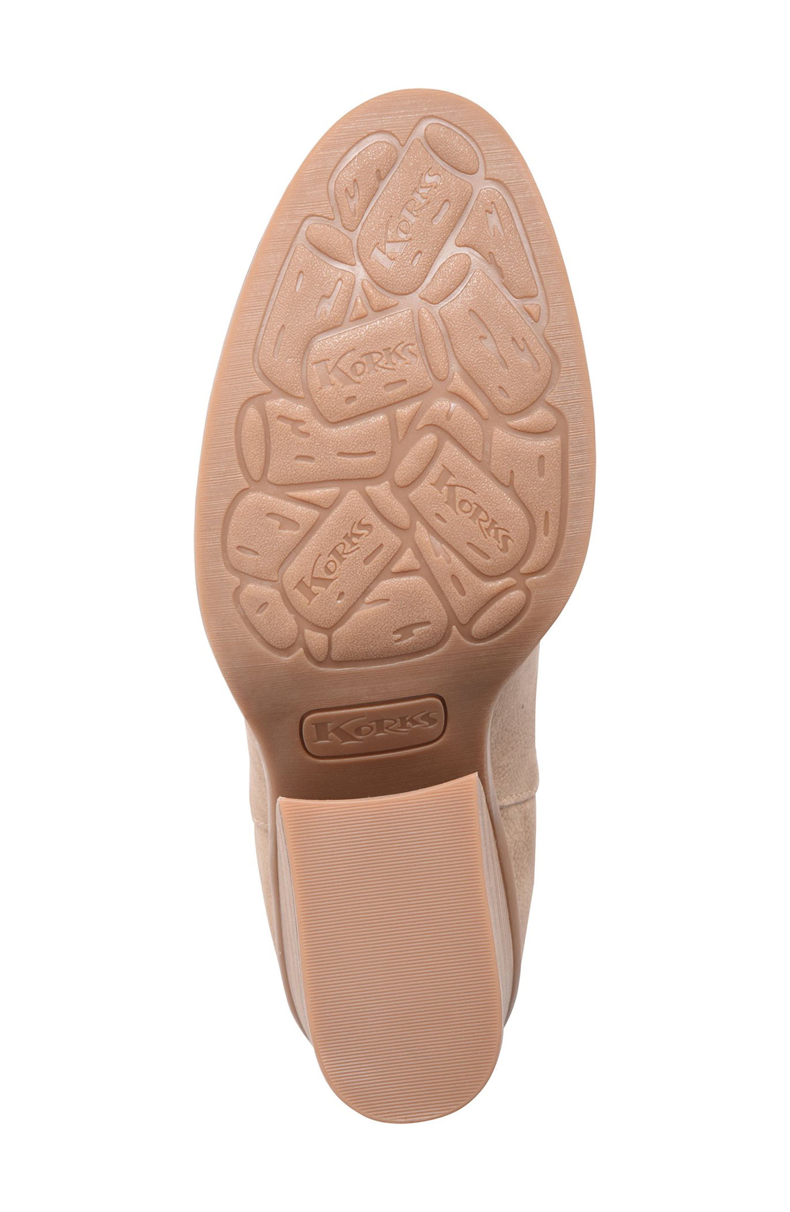 KORKS Hadley Block Heel Bootie, Alternate, color, Natural
