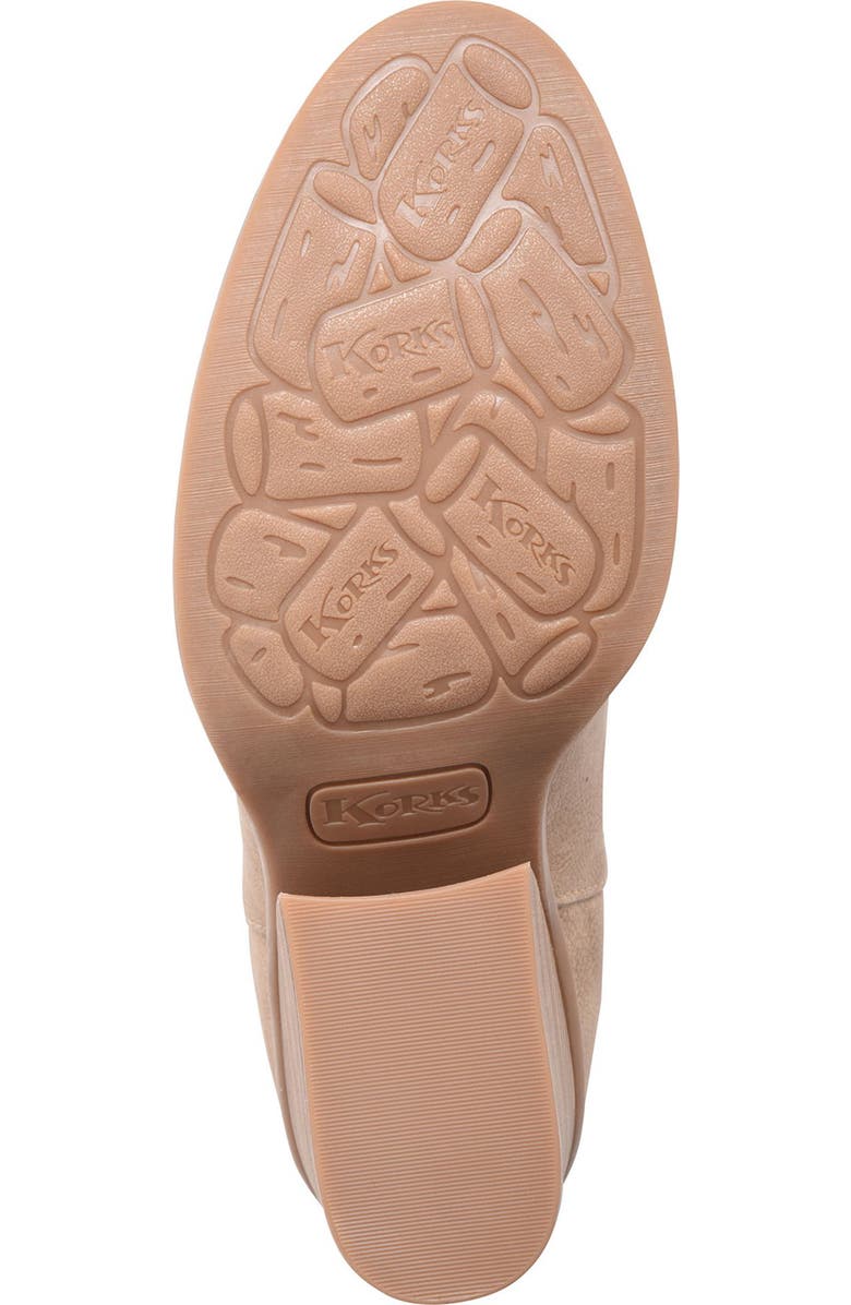 KORKS Hadley Block Heel Bootie, Alternate, color, Natural