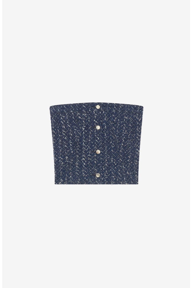 Vanny Denim Top, Alternate, color, Denim Curl
