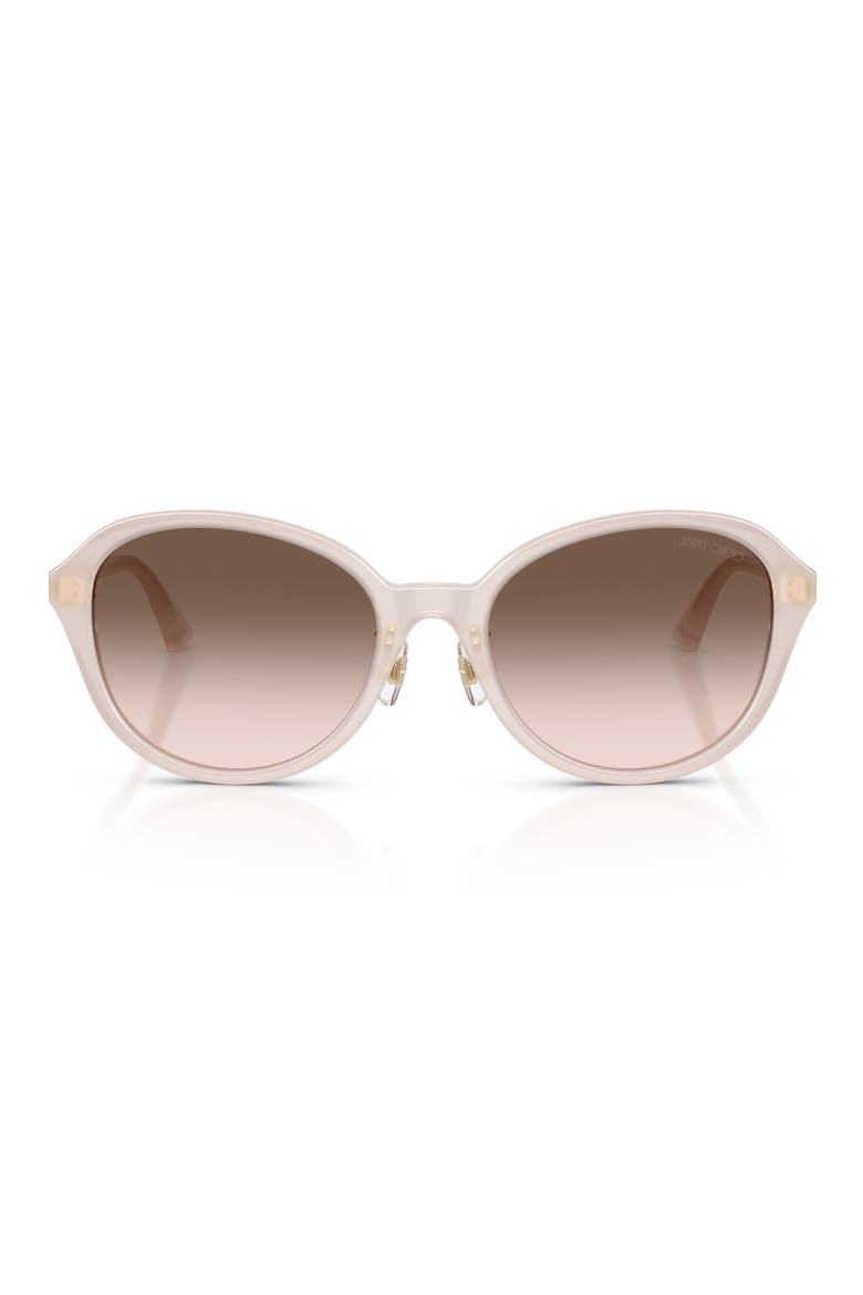 54mm Phantos Sunglasses, Main, color, OPAL TAUPE / PINK DARK GREY