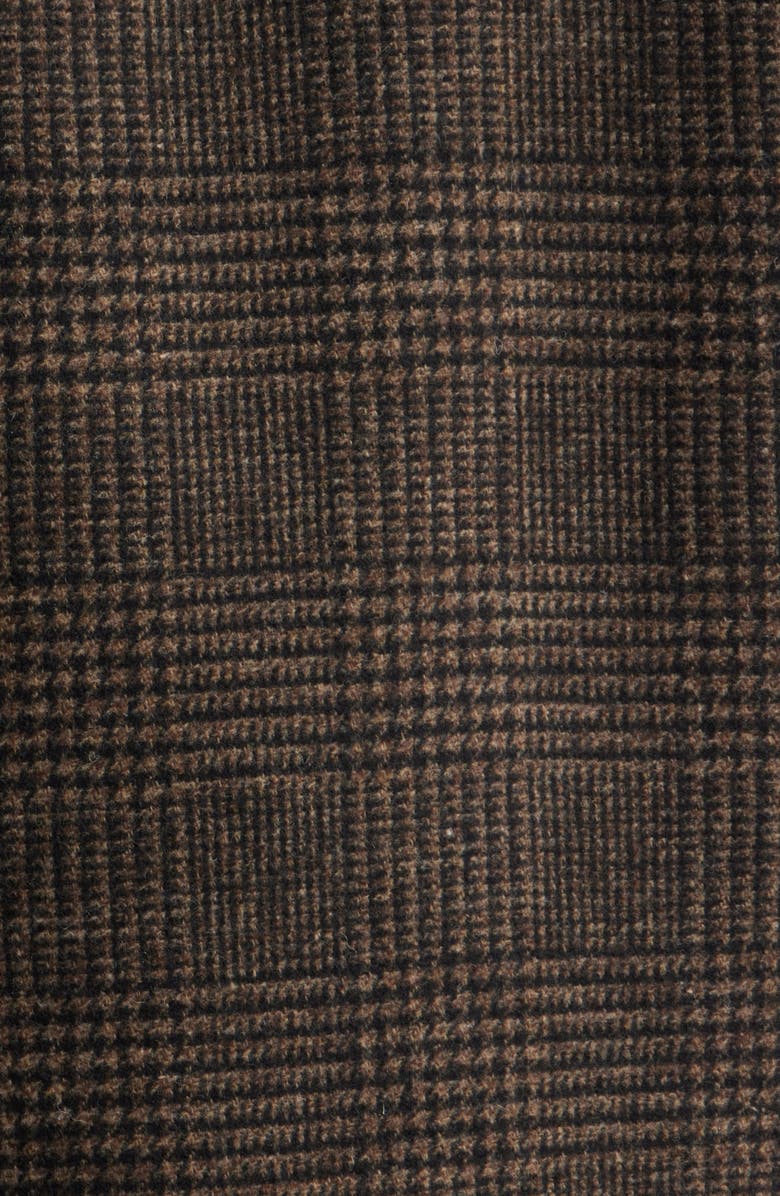 Sam Edelman Plaid Shirt Jacket, Alternate, color, Brown/ Black