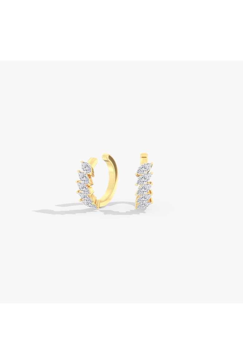 Marquise Lab Diamond Ear Cuff in 14K Gold, Main, color, Yellow Gold