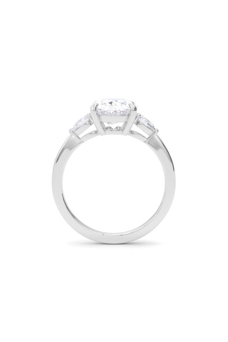 Oval & Pear Cut Lab Grown Diamond Ring, Alternate, color, 2.50 CTW 18K WHITE GOLD