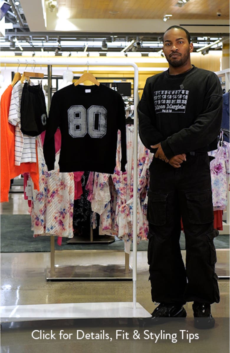 Kids' 80 Distressed Fleece Graphic Sweatshirt, sales video thumbnail