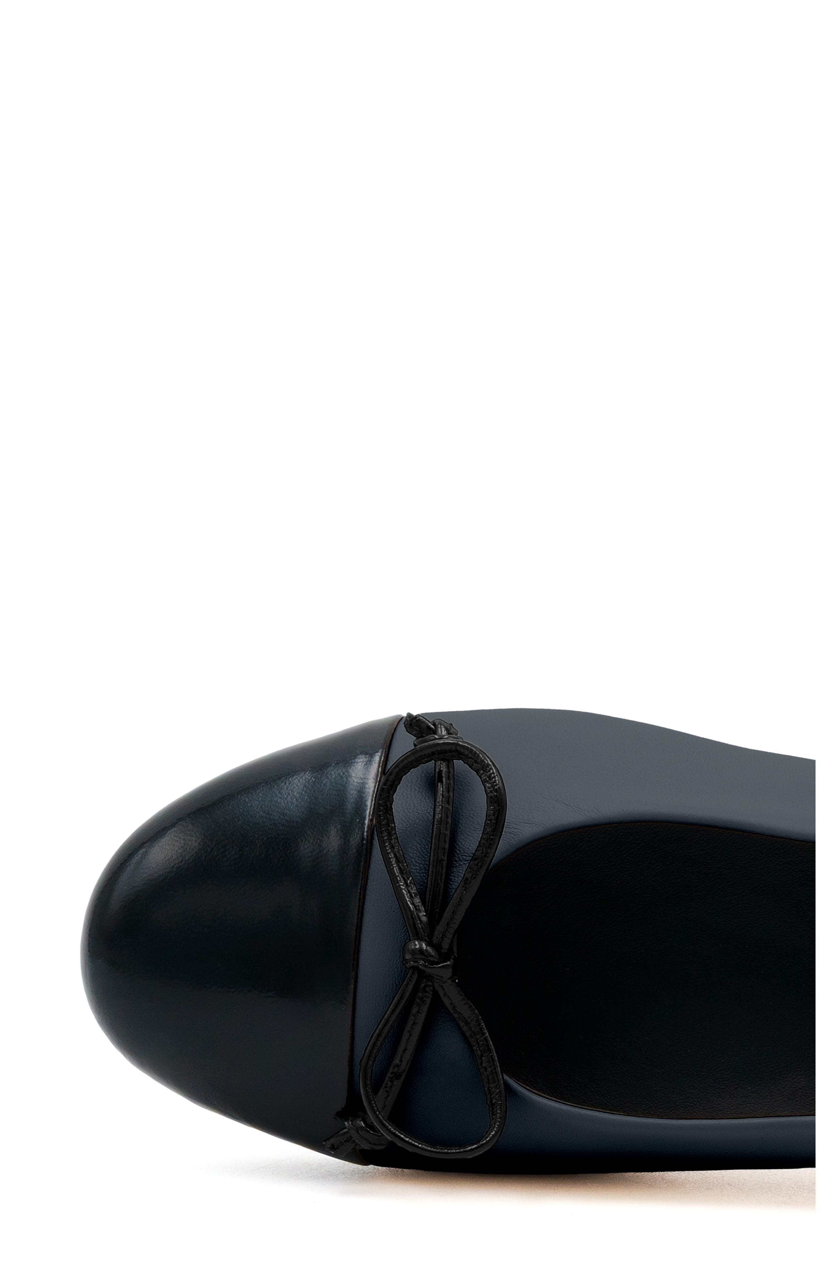 Joke Leather Flat, Alternate, color, BLUE/ NAVY