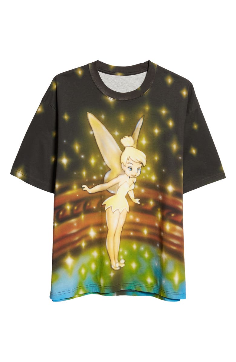 STOCKHOLM SURFBOARD CLUB Airbrush Tinker Bell Organic Cotton Graphic T-Shirt, Alternate, color, Tinker Bell