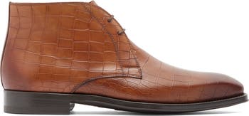 Magnanni Bejun Croc Embossed Chukka Boot (Men) | Nordstromrack