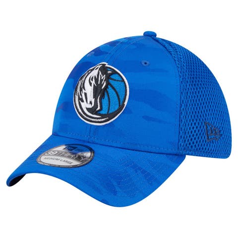Men's New Era  Blue Dallas Mavericks Subtle Camo 39THIRTY Flex Hat