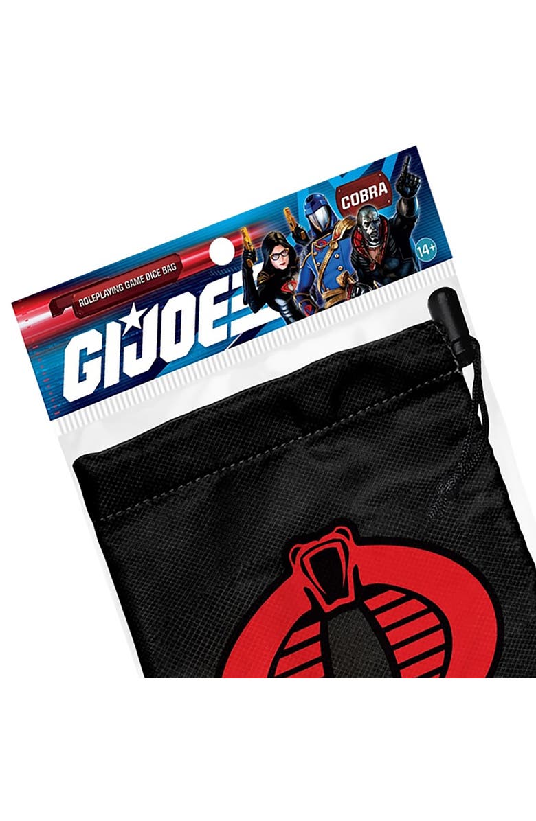 Renegade Game Studios G.I. Joe Roleplaying Game Cobra Dice Bag Rpg Accessory, Dice Holder, Alternate, color, Multicolored
