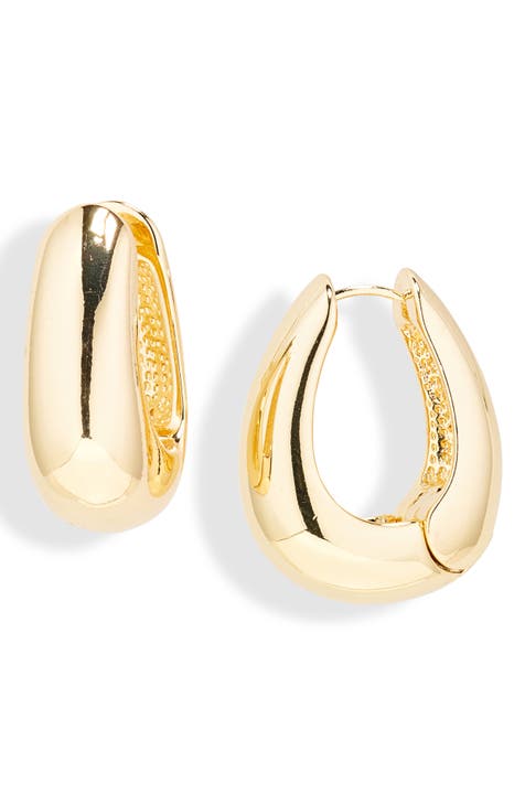 Wide Hoop Earrings