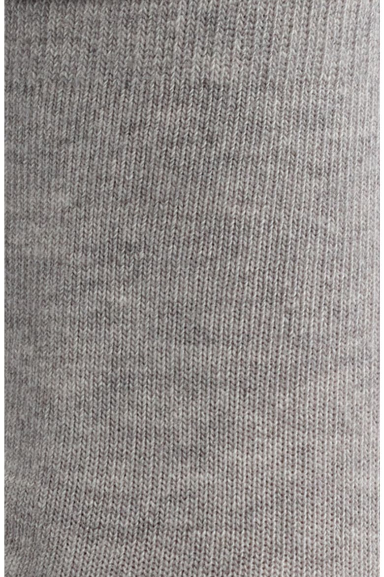 Roll Top Crew Socks, Alternate, color, GREY HEATHER