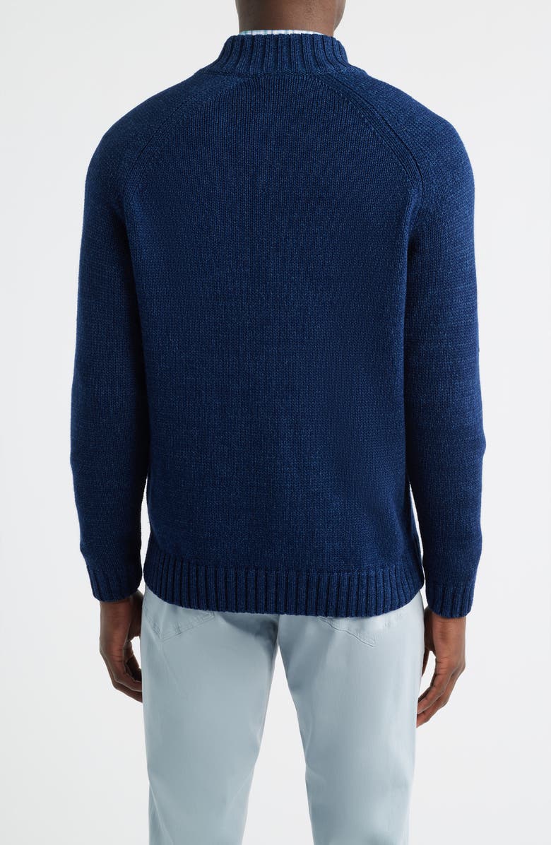 Peter Millar Crown Crafted Tilden Cardigan, Alternate, color, Navy