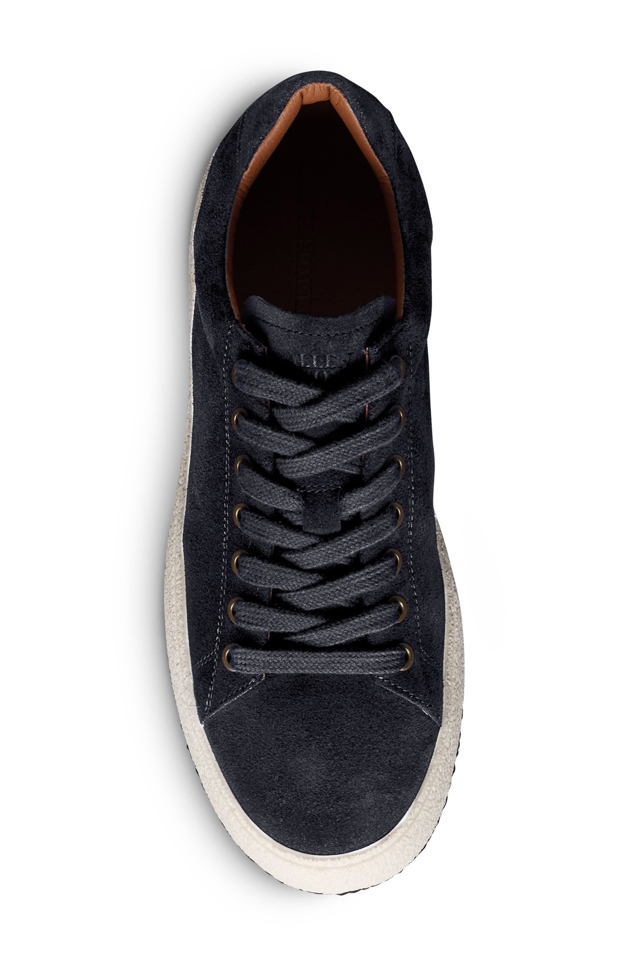 Milo Leather Sneaker, Alternate, color, NAVY