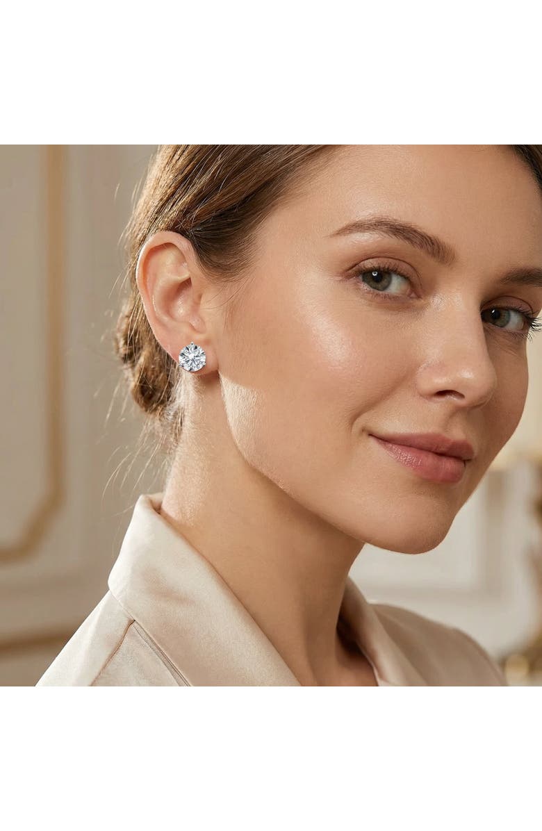 Bliss Diamond 1/2ct Martini Lab Grown Diamond Studs 14K Gold, Alternate, color, 14K White Gold