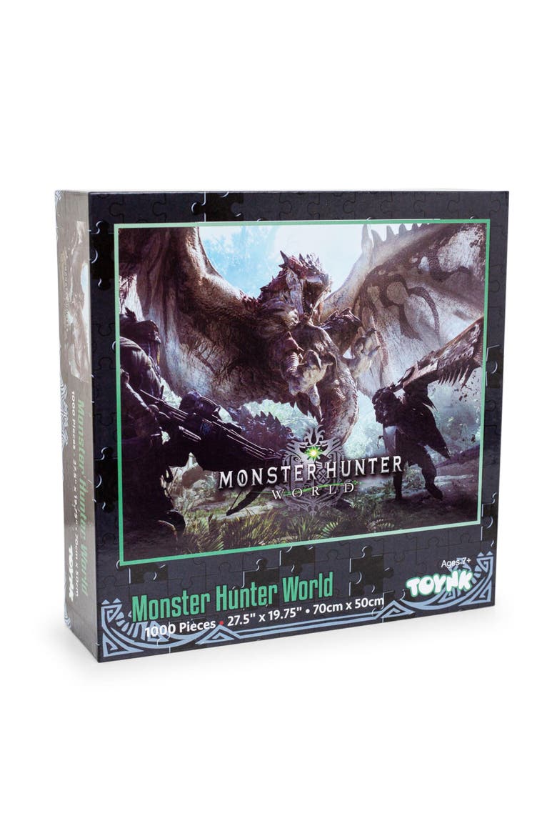Monster Hunter Collage 1000 Piece Jigsaw Puzzle, Main, color, Multi-Color