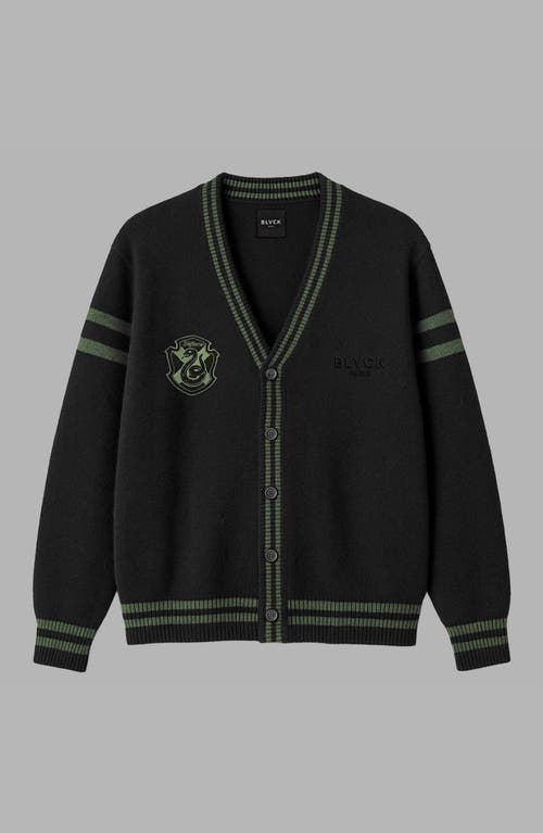 Blvck Harry Potter X Slytherin Cardigan In Black