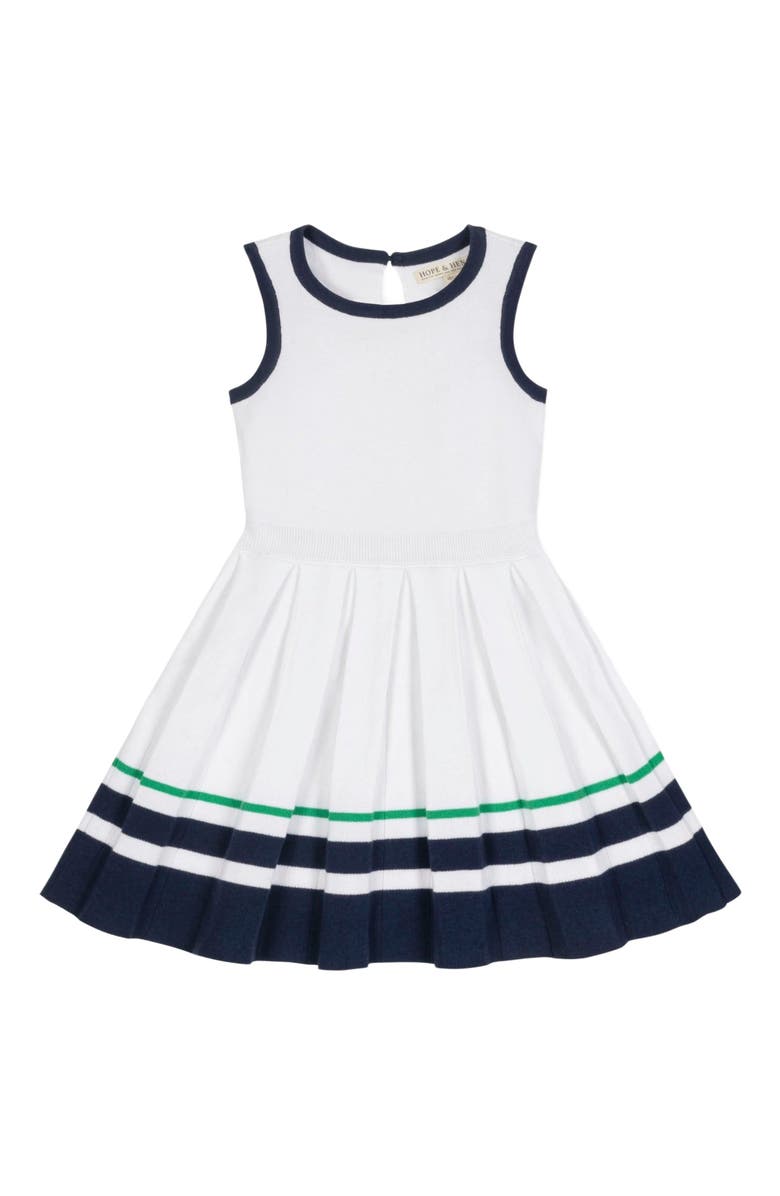 Hope & Henry Girls' Organic Tennis Sweater Dress, Kids, Alternate, color, 