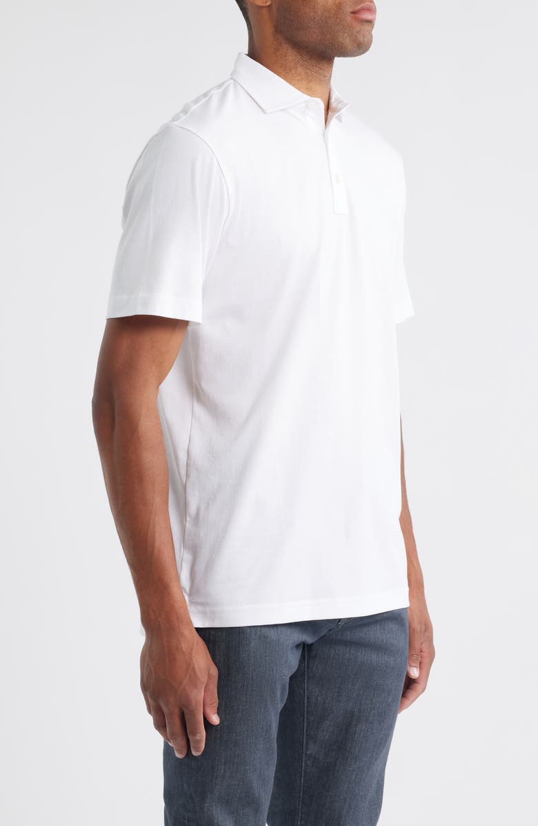 Peter Millar Crown Comfort Pima Cotton Polo, Alternate, color, White