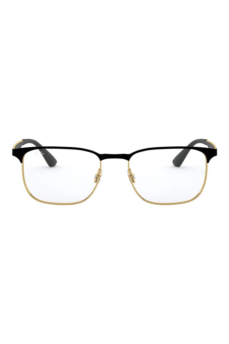 54mm Optical Glasses, Main, color, GOLD/ BLACK