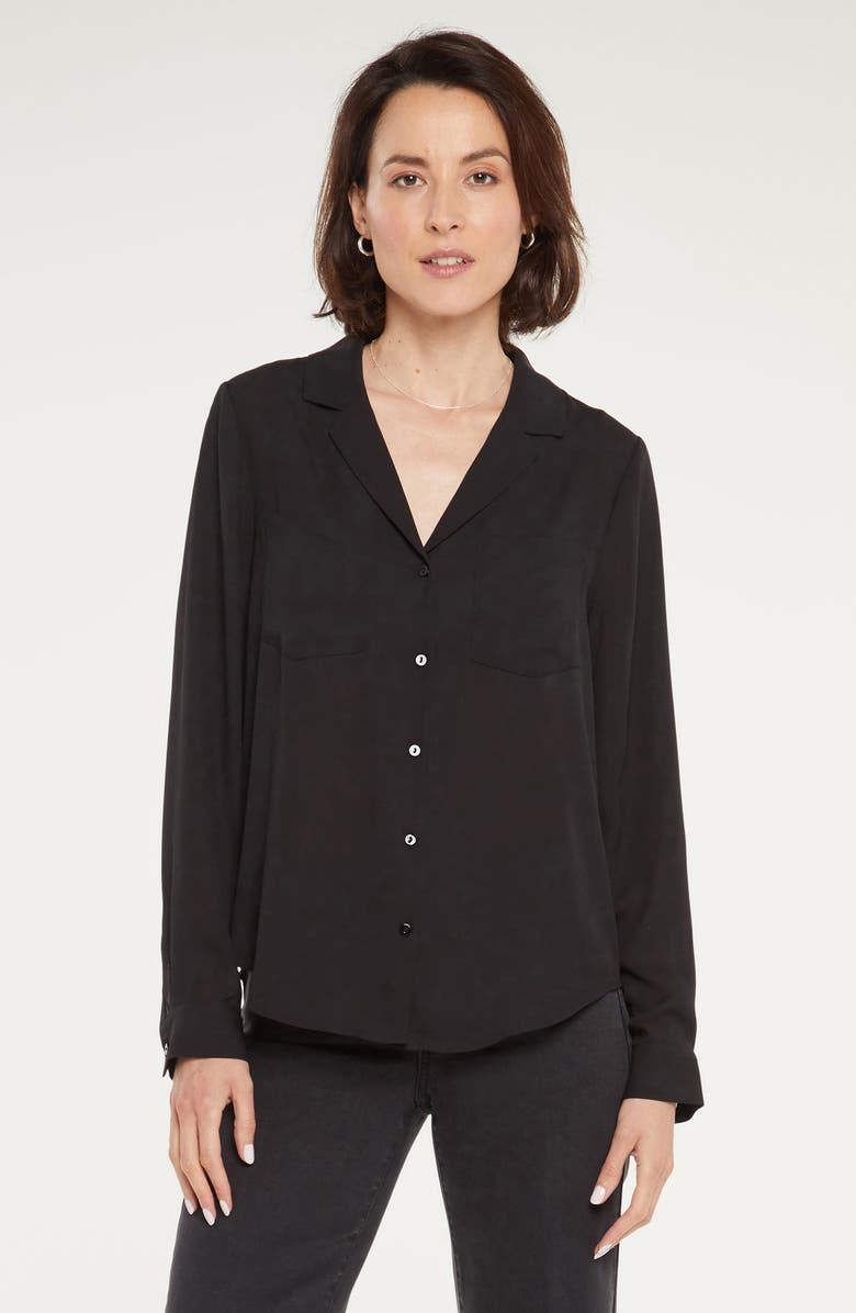 NYDJ Gabrielle Georgette Blouse, Alternate, color,