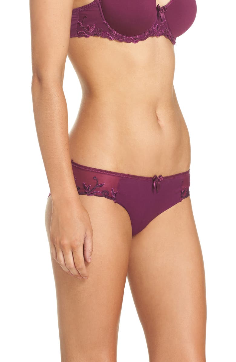 Simone Perele 'Andora' Stretch Cotton Bikini, Alternate, color,