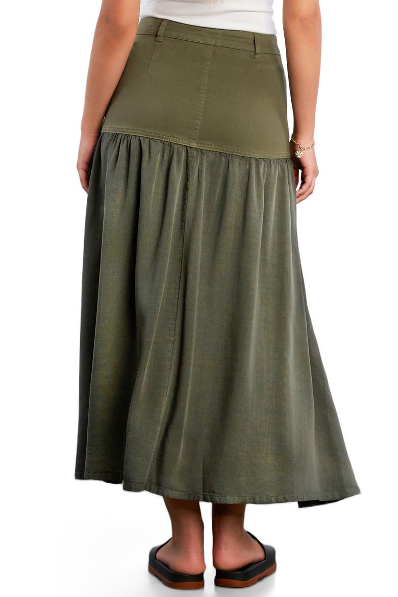 Fun Maxi Skirt, Alternate, color, DEEP LICHEN GREEN