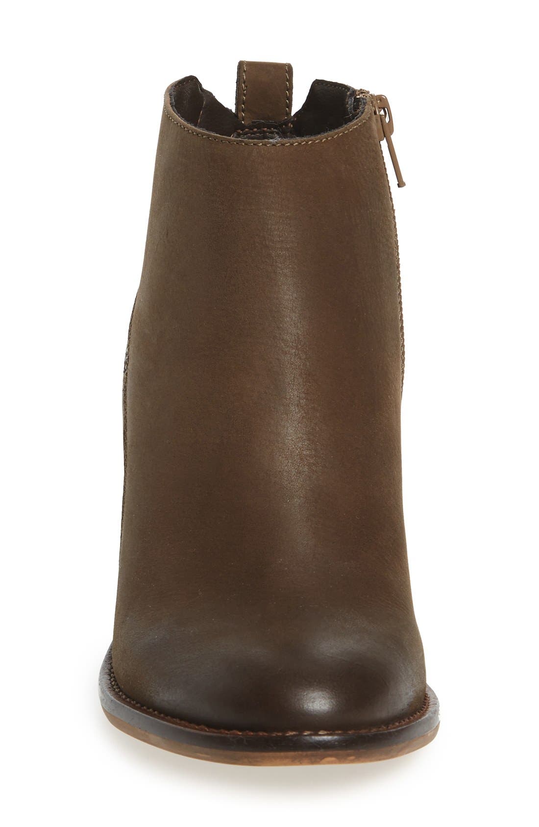 'Nivada' Waterproof Bootie, Alternate, color, TAUPE LEATHER