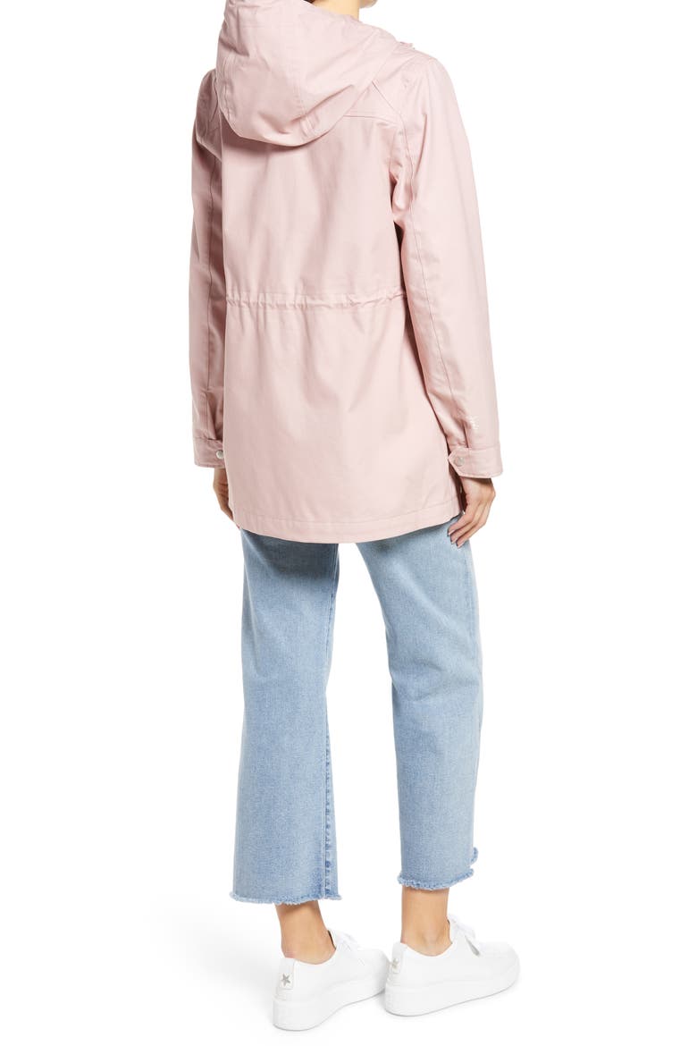Shoreside Waterproof Hooded Raincoat, Alternate, color, MAUVE