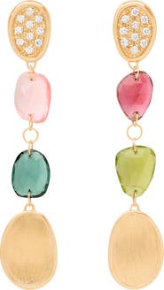 Marco Bicego Diamond Tourmaline Drop Earrings